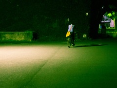 夜の自転車