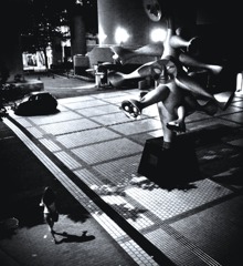 夜の魔物と美女