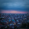 Toy Town at Dusk