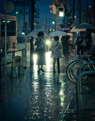 武蔵小金井、雨 #09