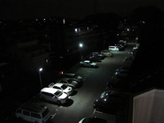 夜の駐車場
