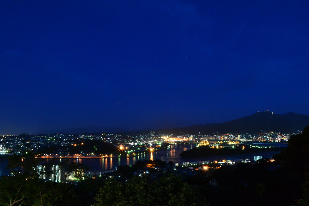 皿倉山と夜景