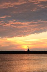 野北漁港～夕景７