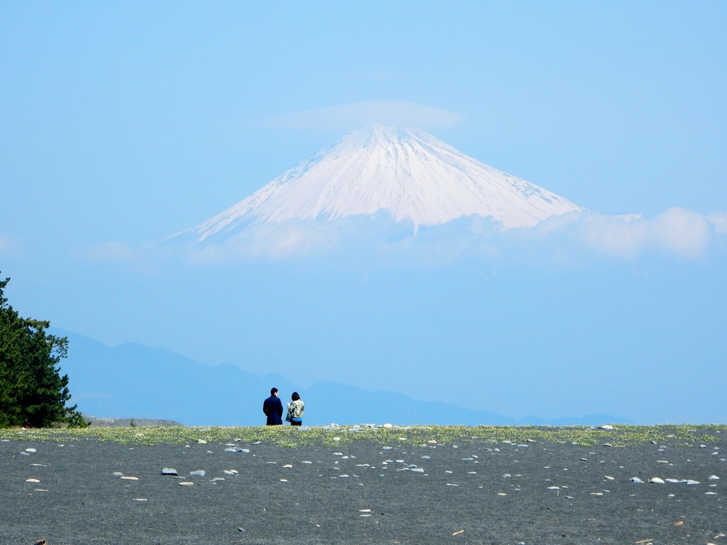 三保の松原～富士山