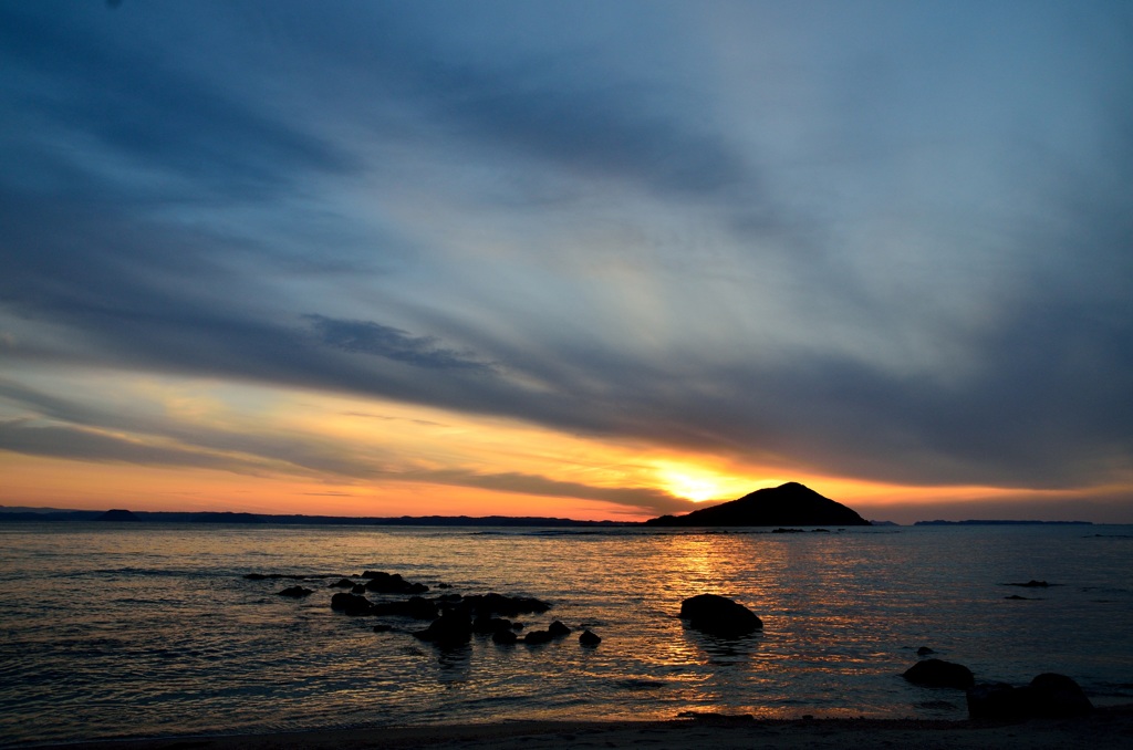 福の浦～夕景