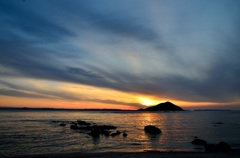 福の浦～夕景