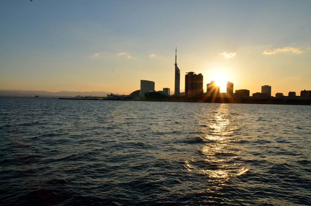 百道浜～朝景