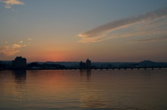 松浦川～夕景