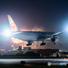 花火に対抗心を燃やす JAL