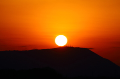 夕焼け～生子山～