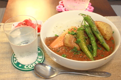 おうちカフェ　バージョン　カレー