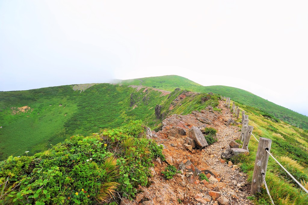 八甲田山　稜線