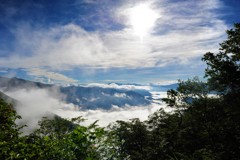 天神尾根からの雲海