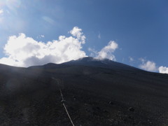 富士山2011_灼熱砂走り