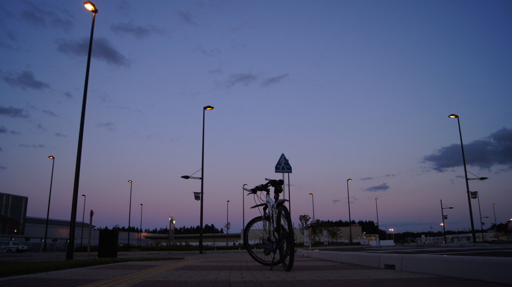 Twilight bicycle 