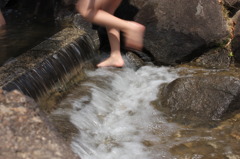 川遊び