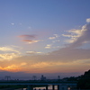 夕陽と雲