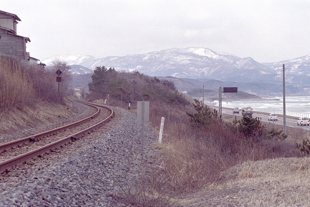 五能線とバイパス　1994.3.31