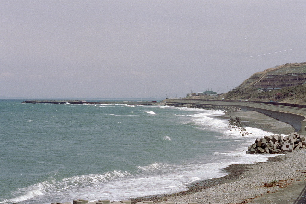 赤石の海岸　2000.3.31