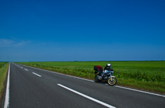 エサヌカの直線路