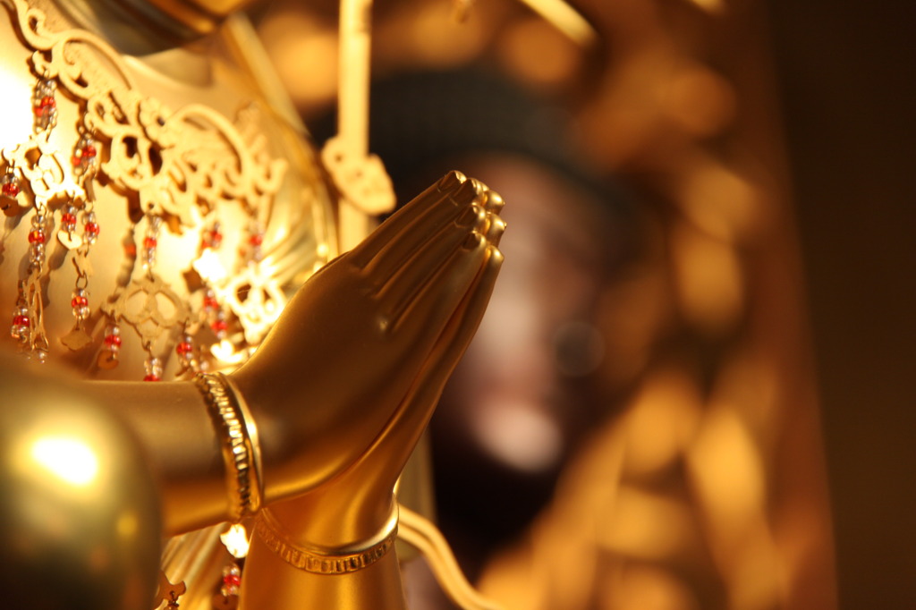 感応寺本堂　阿弥陀如来像