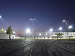 夜の校庭