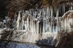 熊川の氷壁