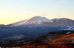 明方の浅間山