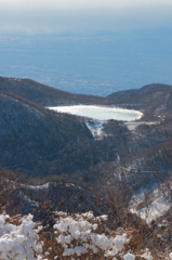 黒桧山頂から小沼