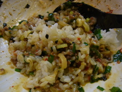 これも混ぜます。