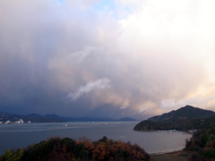 伊根湾の空