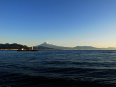 初冬の富士山