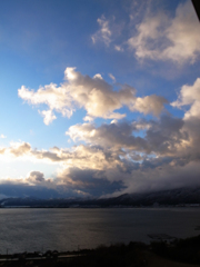 天の橋立の空