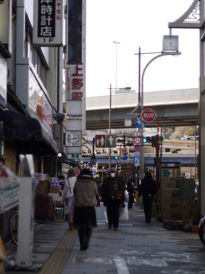 さむい。上野、