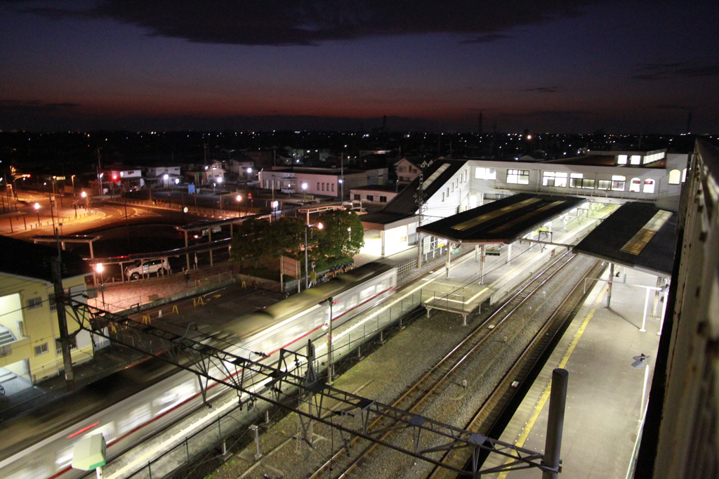 2012年元旦の夕暮れ