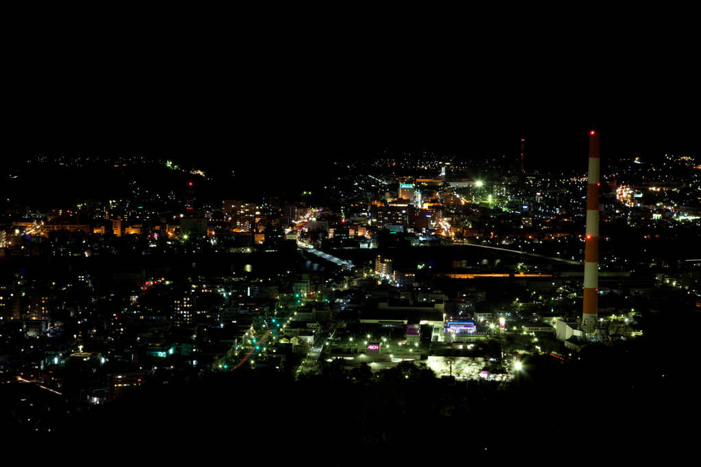 延岡、愛宕山の夜景、其の弐