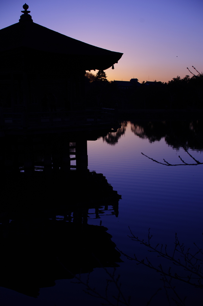 古都×夕日