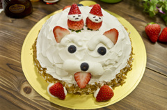 犬のケーキ