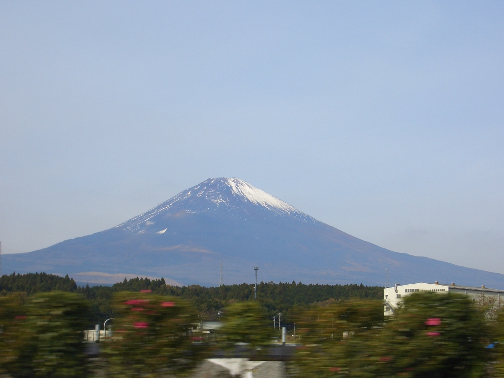 帰りの富士