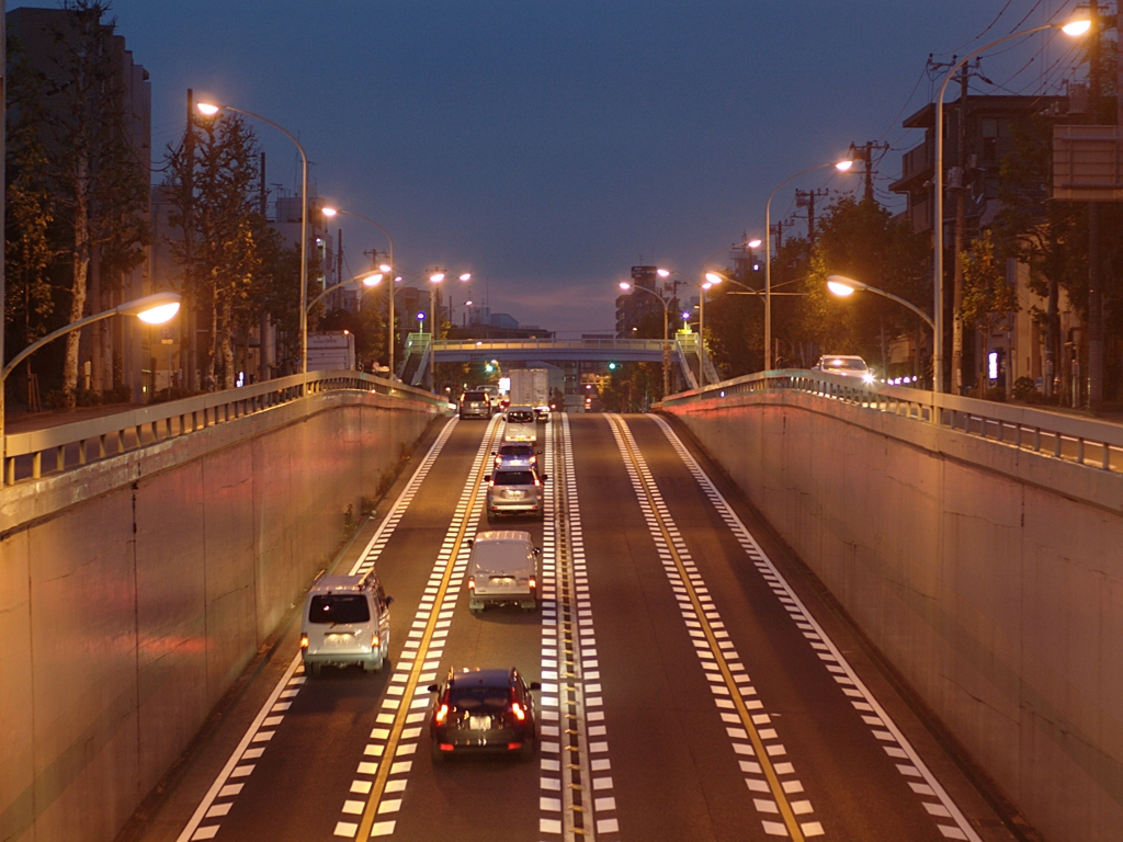 夜の道路