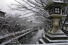 雪の八幡堀 （三）