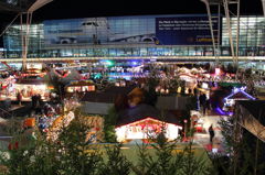 ミュンヘン空港のクリスマスマーケット