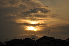 空の爆発
