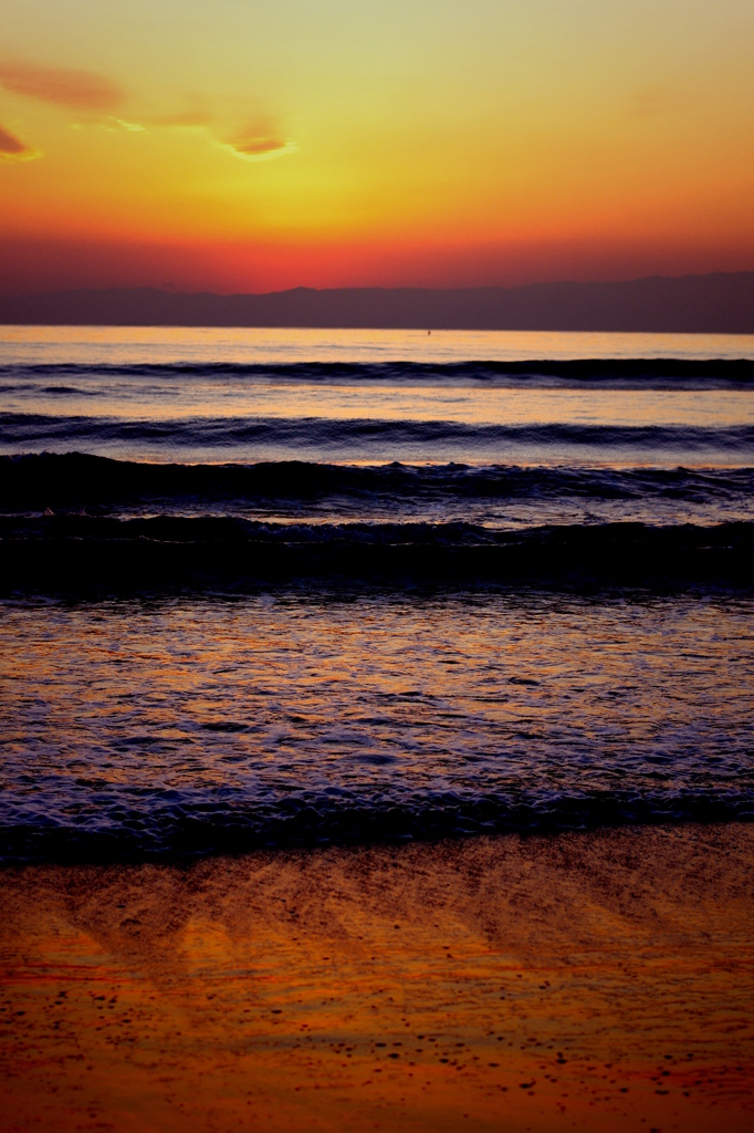夕暮れ