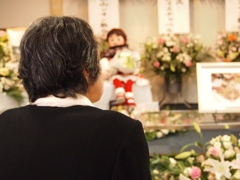 母親の背中.