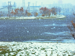 拝啓 雷様　　　雪が降る公園　～誰も遊ぶ人がいなくなった～