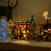 玄関のクリスマスオブジェ
