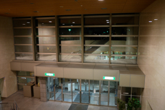 図書館の玄関