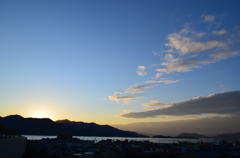 久々の夕暮れ
