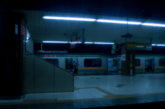夜行列車からの風景②